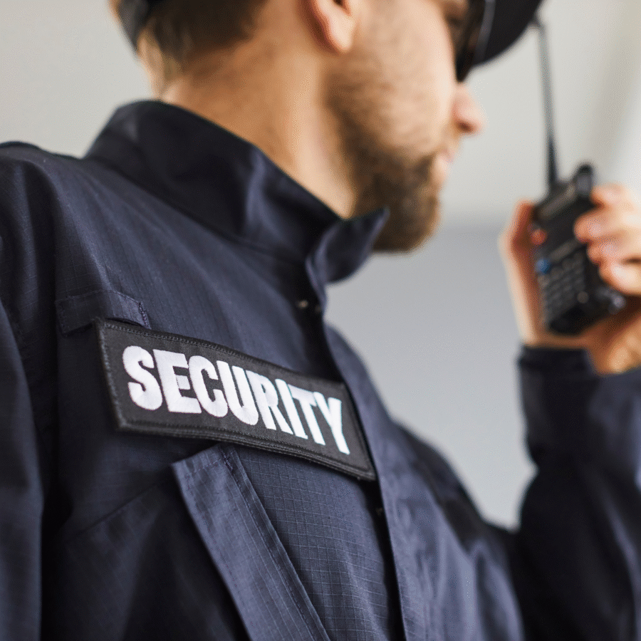 Experienced security guard delivering reliable protection services